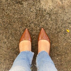 SOLD  slingback kitten heels